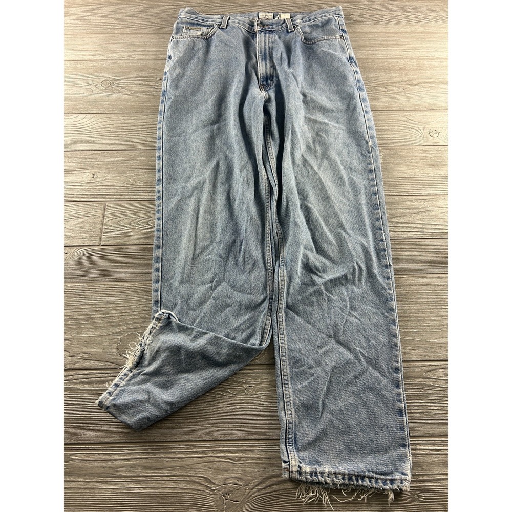 Calvin Klein Jeans Mens 33x32 Stone Wash Easy Fit Blue Denim VTG Y2K 90s
